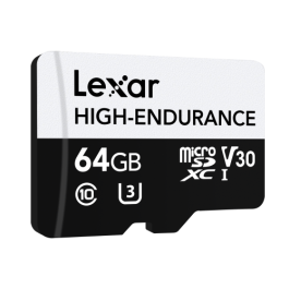 Lexar High-Endurance 64 GB MicroSDXC UHS-I Clase 10 Lexar High-Endurance 64 GB MicroSDXC UHS-I Clase 10