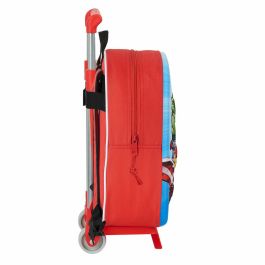 Mochila Escolar 3D con Ruedas 705 The Avengers Rojo Mochila Escolar 3D con Ruedas 705 The Avengers Rojo