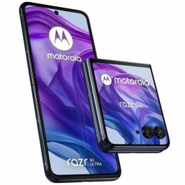 Motorola razr 50 Ultra Smartphone Plegable 5G 512GB 12GB RAM, Pantalla 6.9" pOLED 165Hz, Doble Cámara 50MP, Android 14, Azul Medianoche