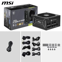 MSI 306-7ZP1B11-CE0 MAG A750GL PCIE5 Fuente Alimentación 750W 80 PLUS Gold Modular ATX con PFC Activo para PC