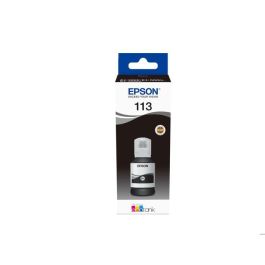 Epson Tinta Bote Negro Ecotank Et-5850, Et-5800, Et-16650, Et-16600, Et-5880, Et-5170 - Nº 113