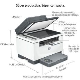 HP Impresora Multifunción Laser Monocromo M234Sdn, 29ppm, Blanco y Negro, Impresión, Copia, Escáner, Dúplex, A4, HP Smart HP Impresora Multifunción Laser Monocromo M234Sdn, 29ppm, Blanco y Negro, Impresión, Copia, Escáner, Dúplex, A4, HP Smart