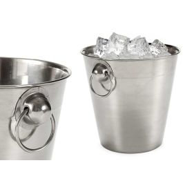 Cubitera Acero Pequeña Lisa Asas Kinvara 14X12CM (24 Unidades) Precio: 38.95000043. SKU: B1F2J925XQ