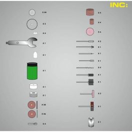 Fartools Set 167 Accesorios para Mini Amoladora, Compatibles con Mini Molinillo, Especial para Plástico, Estuche Plástico. Fartools Set 167 Accesorios para Mini Amoladora, Compatibles con Mini Molinillo, Especial para Plástico, Estuche Plástico.