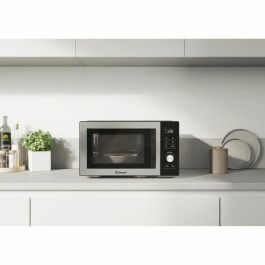 Candy CMGA31EDLB Microondas Grill 31L, 1000W MO / 1000W Grill, Cavidad Acero Inoxidable, UI Digital, Autolimpieza