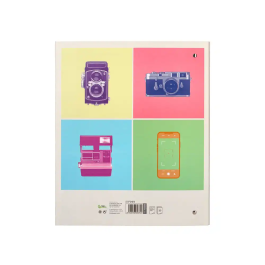 Liderpapel Álbum de Fotos con Anillas y 20 Hojas Autoadhesivas - Medidas 325x270mm