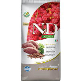 Farmina N&D Cat Quinoa Neutered Pato 5 kg Farmina N&D Cat Quinoa Neutered Pato 5 kg Precio: 59.708. SKU: B14VDTA5AT