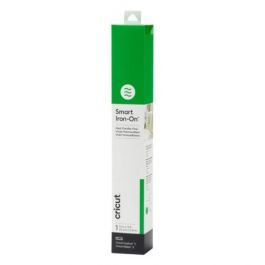 Cricut 2008686 Smart Iron-On Vinilo Termotransferencia Rollo Verde 330 mm x 900 mm Brillante para Plotter de Corte