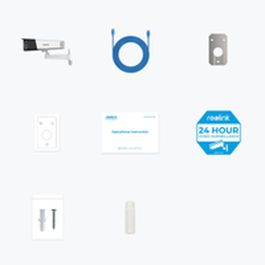 Reolink P730 Cámara de Seguridad IP PoE Exterior 8MP Visión Nocturna Google Assistant