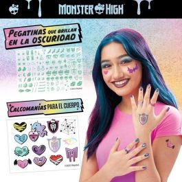 Estudio de uñas monster high glam ghoulish con accesorios Estudio de uñas monster high glam ghoulish con accesorios