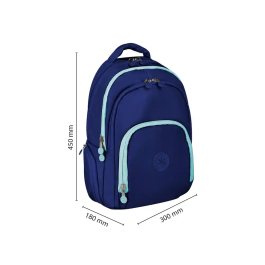 Antartik Mochila Fusion Flex Multibolsillo Azul Marino 19L 450x180x300 mm