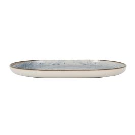 Fuente Ovalada Swirl Nordic Brillo 30x20x2.5 cm - Inde (12 Unidades) Fuente Ovalada Swirl Nordic Brillo 30x20x2.5 cm - Inde (12 Unidades)