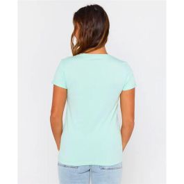 Camiseta de Manga Corta Mujer Rip Curl Heart V Neck Tee Azul cielo 5-6 Años