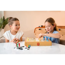 Dujardin Caja 8 Juegos Estándar - Caja de Juegos Goose y Dada para Niños a Partir de 6 Años