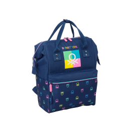 Mochila para Portátil Benetton Cool Azul marino 27 x 40 x 19 cm Precio: 26.59000047. SKU: B1GXLE9DNT