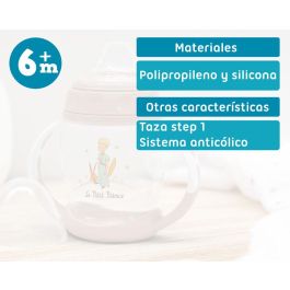 KioKids Vaso de Aprendizaje El Principito Step 1 para Bebé +6 Meses 270ml Beige