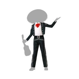 Disfraz Mariachi Traje Negro para Niño Infantil 10-12 Años - Temática Mexicanos