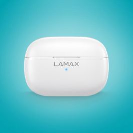 Lamax Clips1 Play Auriculares In-Ear Blancos BT 5.3 con Batería de 35 Horas