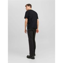 Camiseta de Manga Corta Hombre Jack & Jones 12245400-178012 Negro (S)