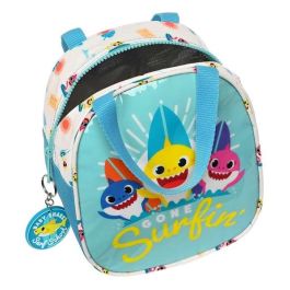 Portameriendas Térmico Baby Shark Surfing Azul Blanco 19 x 22 x 14 cm Portameriendas Térmico Baby Shark Surfing Azul Blanco 19 x 22 x 14 cm
