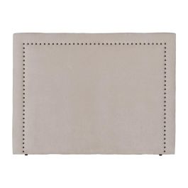 Cabecero Crema Tejido Dormitorio 165 X 7 X 125 cm