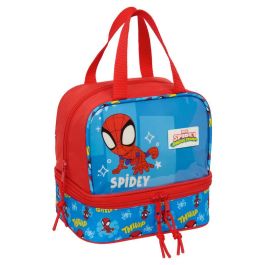 SAFTA Bolsa portameriendas Spidey Marvel - 20x15x20cm, compartimento principal y base, doble asa, doble cursor, tarjeta identificación Precio: 12.94999959. SKU: B1ALFSWJGB