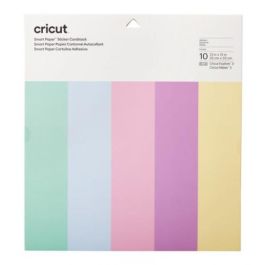 Cricut Libro de pegatinas Sticker Cardstock Pastels, Multicolor, Fácil aplicación, 2008320