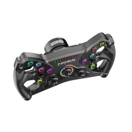 MOZA RACING RS047 Volante KS Formula Wheel para PC, 300mm, Aluminio, Con Cable, Retroiluminación LED y Levas Magnéticas