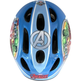 Stamp Paquete de Protecciones AVENGERS - Casco, Rodilleras y Coderas - Talla Ajustable (50-56cm)