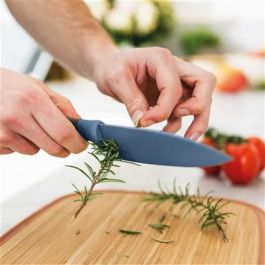 Berghoff 3950106 Cuchillo Cocinero con Pelador Hierbas Azul 14 cm Antiadherente Berghoff 3950106 Cuchillo Cocinero con Pelador Hierbas Azul 14 cm Antiadherente