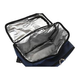 DKD Home Decor Bolsa de Picnic Azul Marino Poliéster Set de 19 Piezas 23x29x43 cm para 4 Servicios