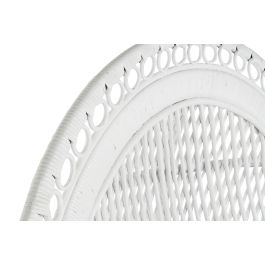 DKD Home Decor Sillón Balines Blanco Ratán 68 x 145.5 x 157 cm