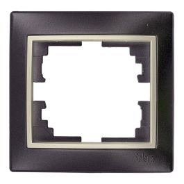 Solera Marco 1 Elemento Europa Negro + Aro Perla 83x81mm ERP71NU Precio: 3.50000002. SKU: S7906926
