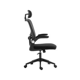 Sandberg Silla Gaming ErgoFusion Basic, Respaldo Ergonómico de Malla Transpirable, Reposabrazos y Reposacabezas Ajustables