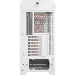 Fractal Design Meshify 3 XL White RGB TG Clear Tint FD-C-MES3X-06 - Caja de PC con Ventana, RGB, Soporte EATX, Blanco