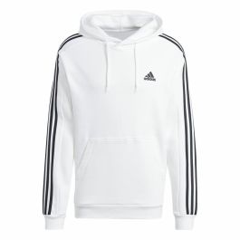 Sudadera con Capucha Hombre Adidas 3S Fl Hd Blanco XL Sudadera con Capucha Hombre Adidas 3S Fl Hd Blanco XL