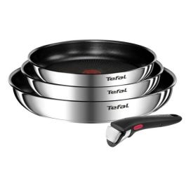 TEFAL INGENIO Juego de 4 piezas, Sartenes 22/24/28 cm + mango extraíble, Acero inoxidable, Recubrimiento antiadherente, Emotion L897S404 Precio: 95.5000002. SKU: B17VTVDWF8