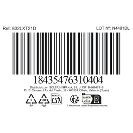 La Mediterranea Copa "Sidari" (Español) 350 cc Transparente (36 Unidades)