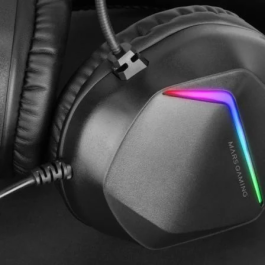 AURICULARES C/MICROFONO MARS GAMING MH122 USB NEGRO FRGB