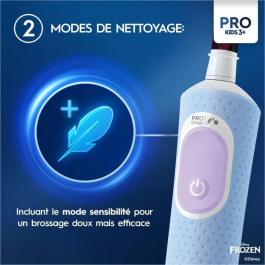 Oral-B Cepillo de dientes eléctrico Pro Kids Frozen, 1 mango, 1 cabezal, a partir de 3 años