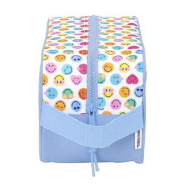 Zapatillero de Viaje Smiley Joyful Multicolor Azul claro 29 x 15 x 14 cm