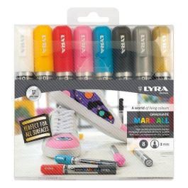 Marcador Permanente Lyra Graduate Mark All Conico 2,0 Mm. Surtido Estuche De 8 Precio: 26.8899994. SKU: B15AY2NTDJ