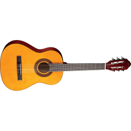 Eko Guitarra Clásica 3/4 CS-5 Natural Pack para Niños y Adolescentes con Funda, Afinador y Púas