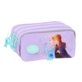 Portatodo Triple Frozen Spirit Lila 21,5 x 10 x 8 cm Precio: 9.5000004. SKU: B175M2JJ64