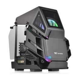 Thermaltake AH T200 Negro Torre Micro ATX, Mini-ITX, SPCC, Ventana Lateral de Vidrio Templado, Panel Frontal I/O USB 3.2 Gen 2 Type-C Precio: 163.50000007. SKU: S7820084