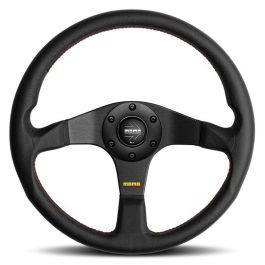 Momo MOMVTUNERBLK35R Volante Deportivo Tuner de 350mm en Piel Negra con Costura Roja Precio: 166.8900002. SKU: B12LGXNETE