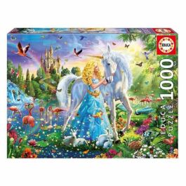 EDUCA Puzzle 1000 La princesa y el unicornio Precio: 28.99000038. SKU: B1EAWYKJ9E