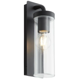 Brilliant Aplique de Exterior Aosta E27 1x25W Negro Mate IP44 Metal Plástico Precio: 48.89000039. SKU: B18END5LRZ