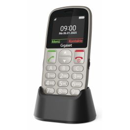 Gigaset GL395 Teléfono Móvil para Personas Mayores Dual SIM, Resistente al Polvo y Salpicaduras, con Botones Grandes, Silver