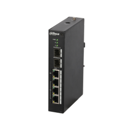 Dahua Switch PoE 4 puertos (3x 100Mbps 1x Gigabit) + 2 SFP Gigabit gestionable Precio: 110.49999994. SKU: B1FH3JM4DQ